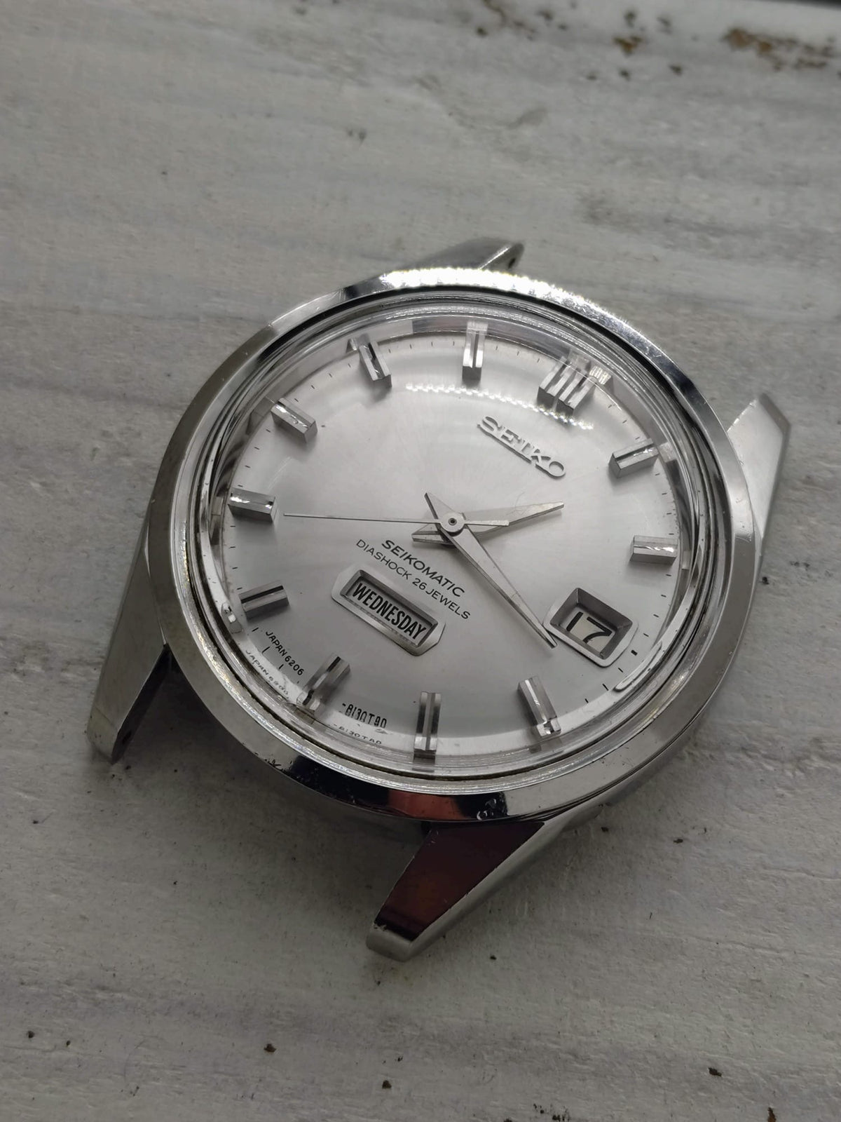 Seiko Seikomatic Weekdater – Ref. 6206-8130 – Kaliber 6206B, Automatik, Suwa Seikosha – Juni 1966 – frisch revidiert