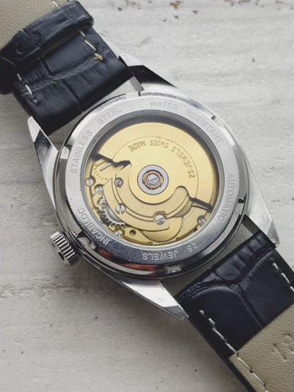 Nova Dona Autodate – Japan's first magazine project watch – ETA 2824-2, exhibition case back – Serviced early 2026