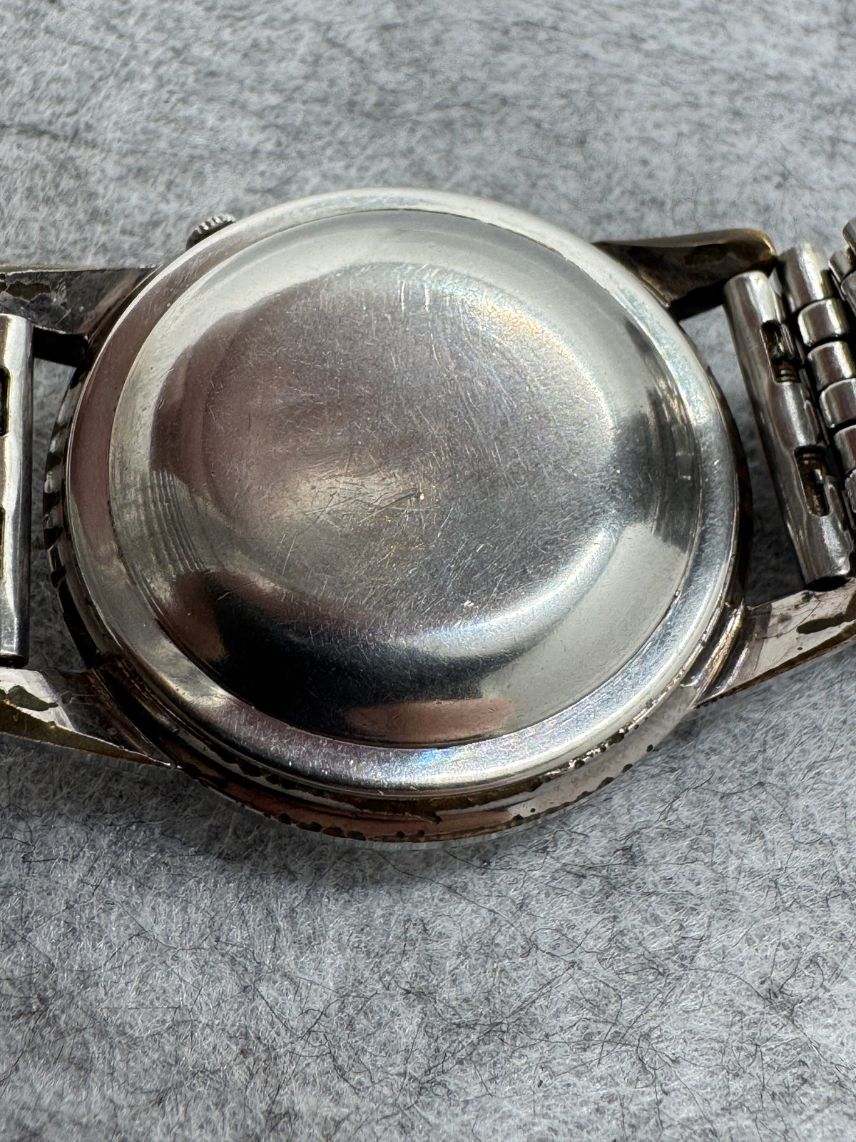 Seiko Sportsmatic 5 – Diashock 21 Jewels, Tag/Datum – originales Stahlarmband – revidiert mit Beleg