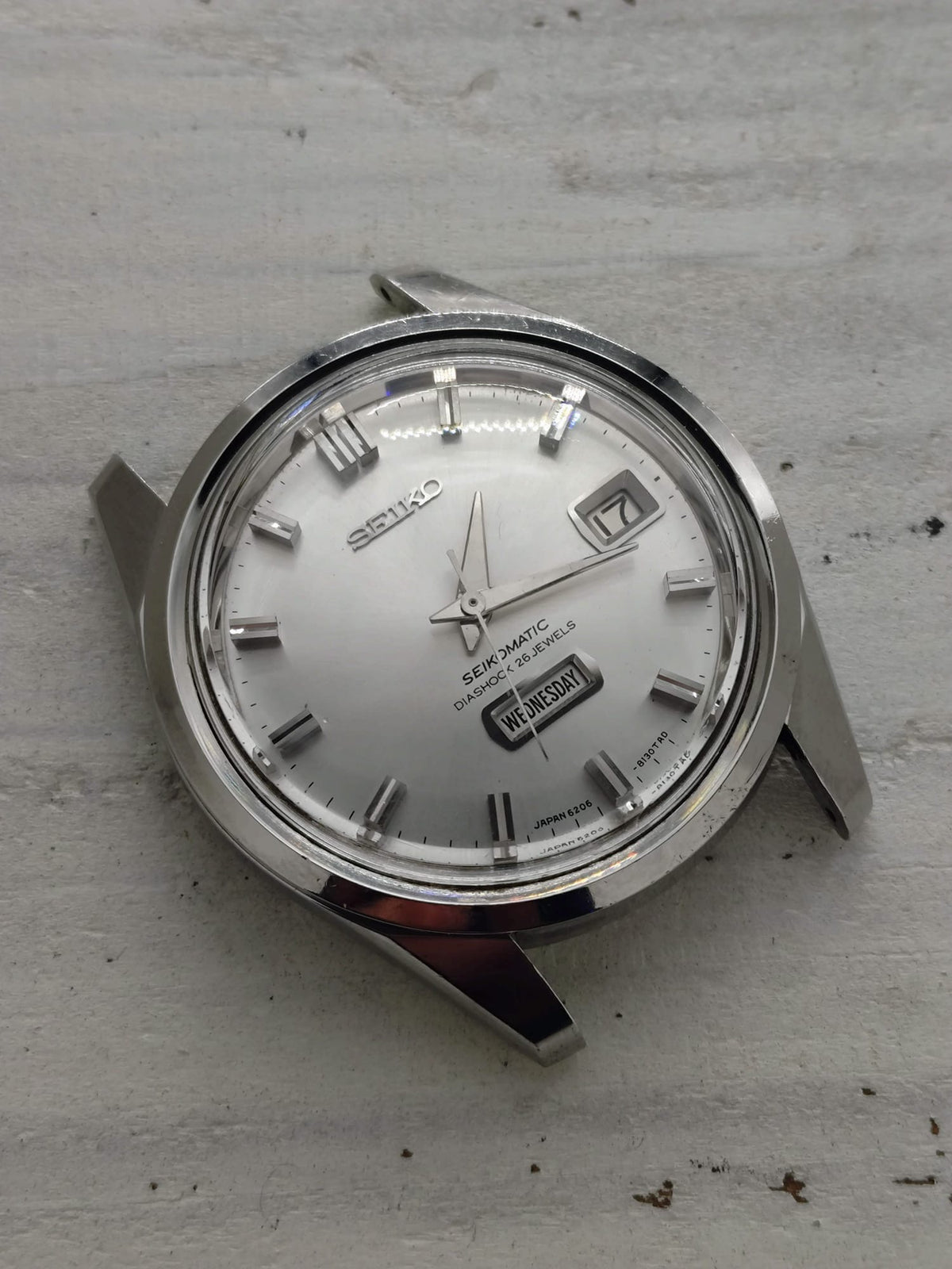 Seiko Seikomatic Weekdater – Ref. 6206-8130 – Kaliber 6206B, Automatik, Suwa Seikosha – Juni 1966 – frisch revidiert