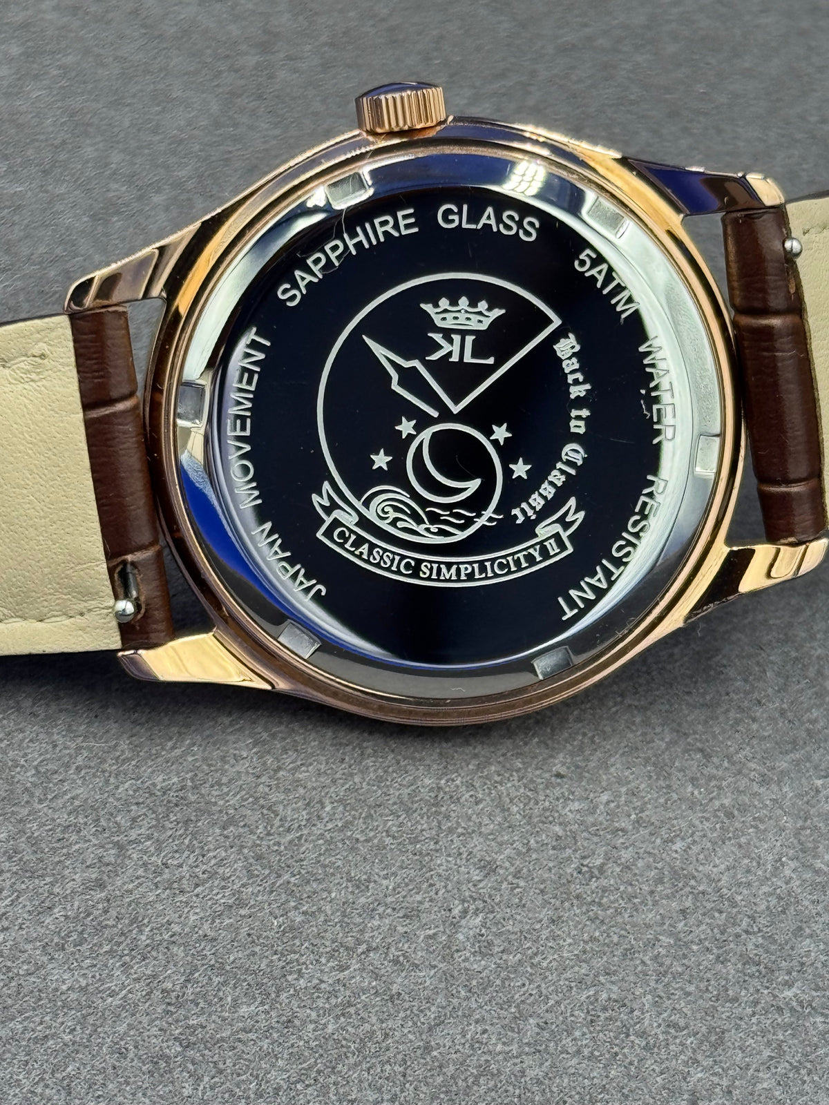 KARL-LEIMON Single Moonphase Gold Silver