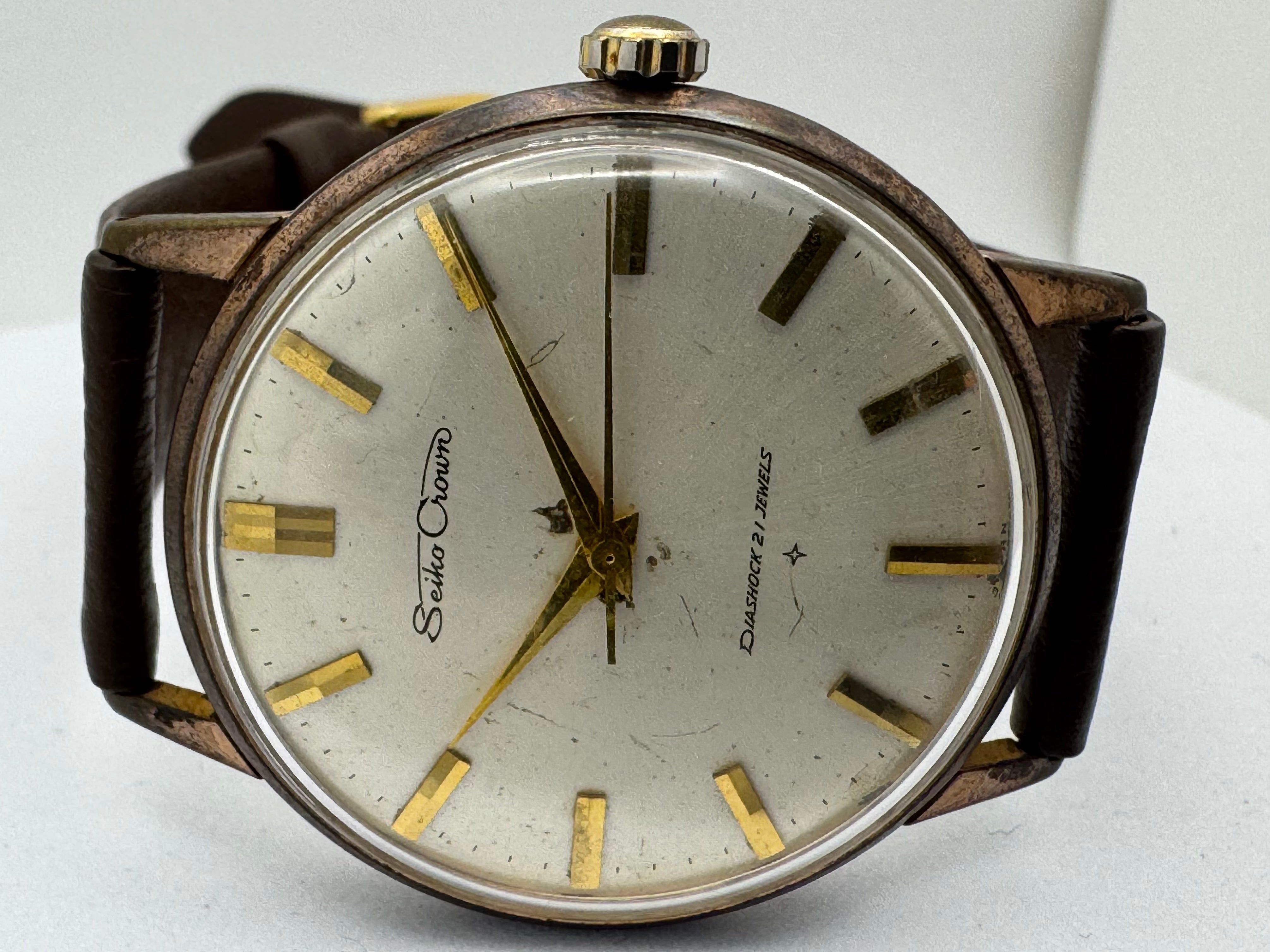 Seiko Crown Diashock 21 Jewels – Ref. J15003E – Japanese