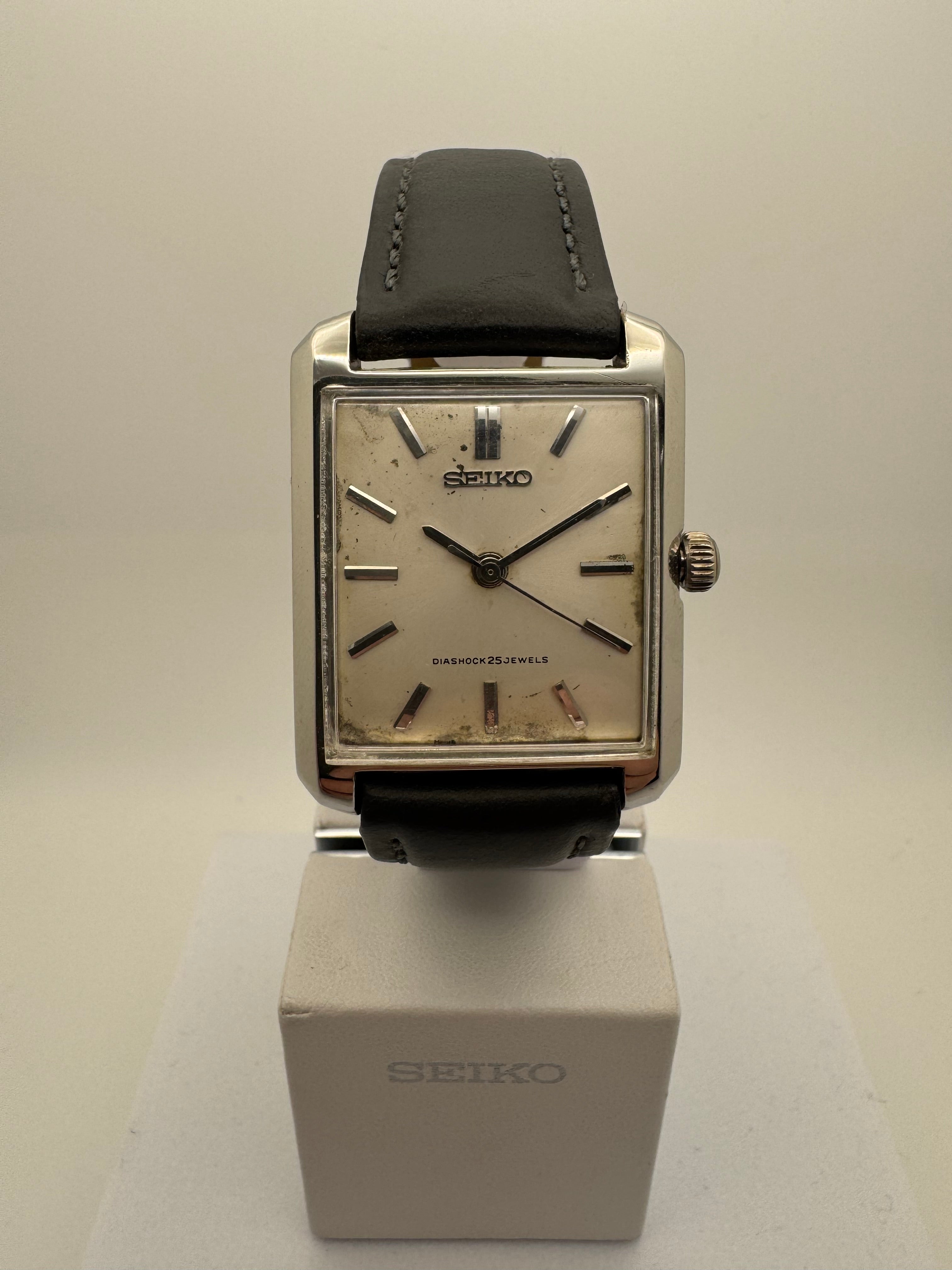 Seiko Goldfeather Diashock 25 Jewels – Ref. 605010 SS (August 1964 Seiko Goldfeather Diashock 25 Jewels – Ref. 605010 SS (August 1964