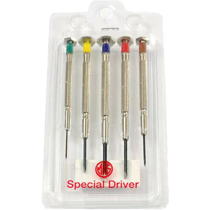 MKS Meikosha – 5-teiliges Präzisions-Schlitzschraubendreher-Set