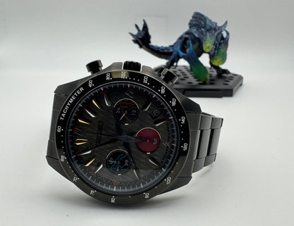 Seiko × Monster Hunter 20th Anniversary “Alatreon” Limited Edition – Ref. 8T63-03E0 (Full Set)