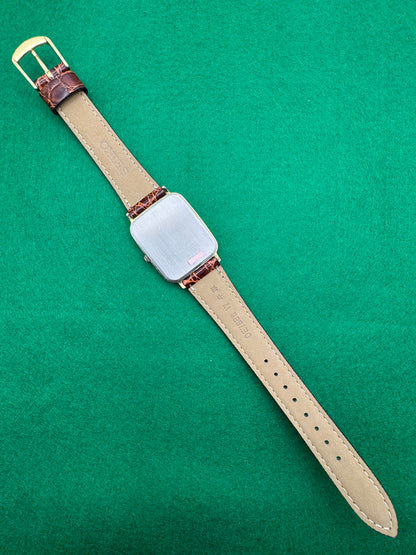 Seiko Quarz 6431-5090 – Rechteckige Dresswatch der frühen 1980er Jahre (Januar 1981)