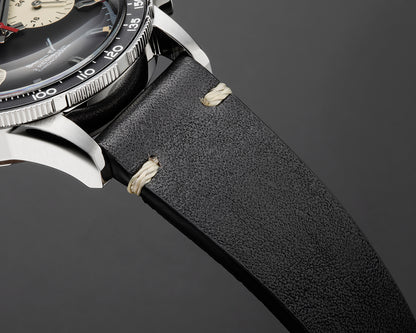 OUTLINE Chronographe à 2 compteurs Série IV « NOIR »