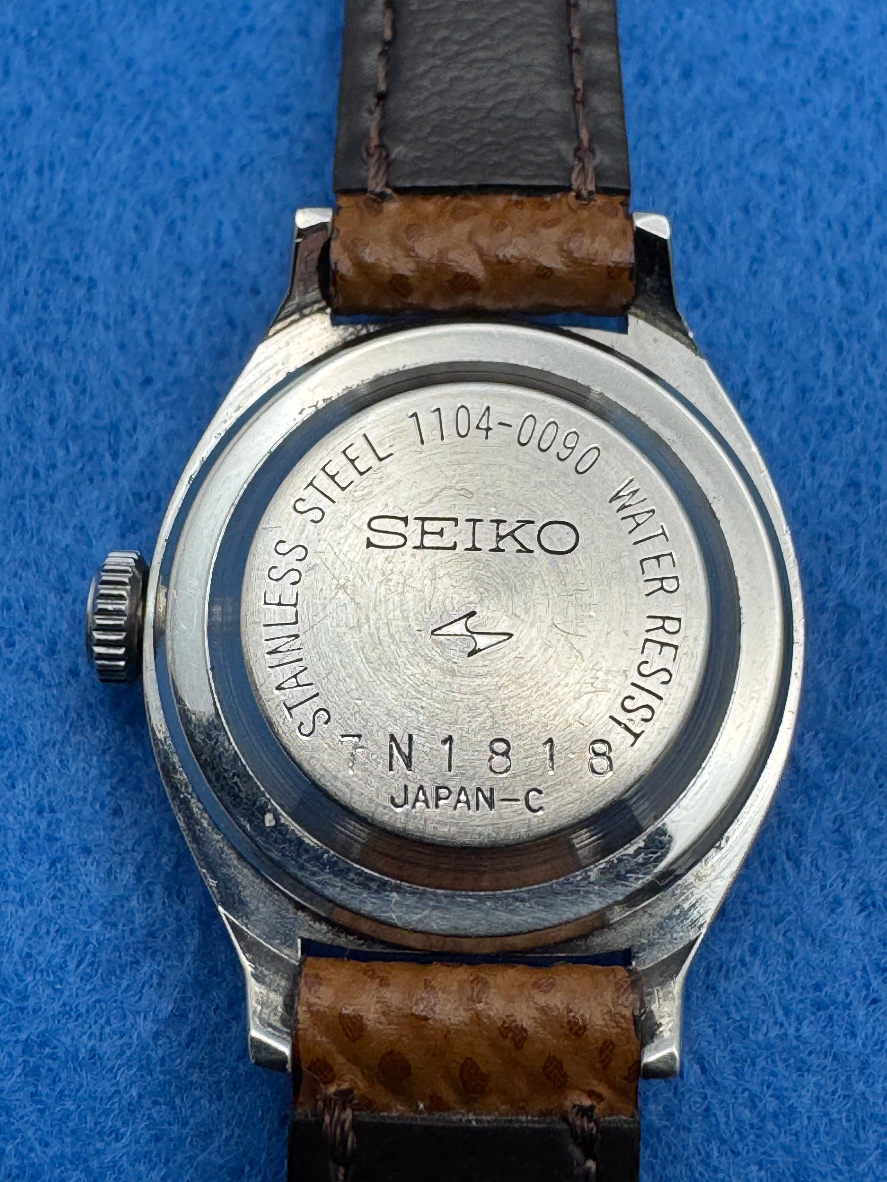 Seiko Ladies' Watch 1104-0090 (Japan, November 1977) – Japanese