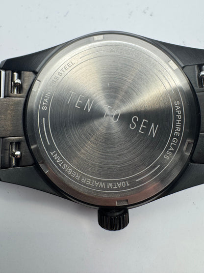 TEN TO SEN „TTSW-GT-BKBK" – All-Black Automatic, 38 mm, MIYOTA 9015 (Full Set, ungetragen 2024)