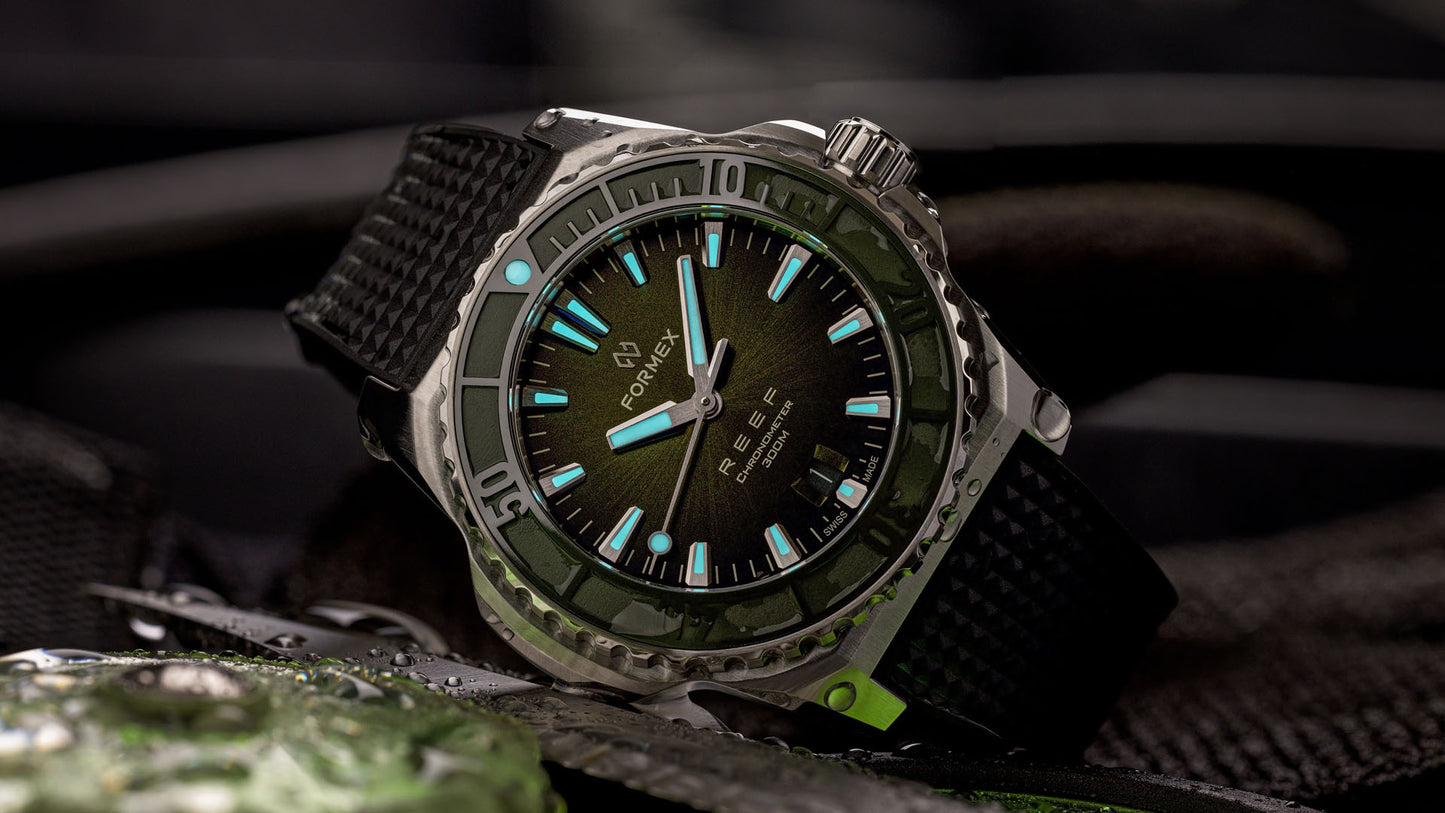 Formex REEF 42 Automatik COSC 300M "Grün" 42mm