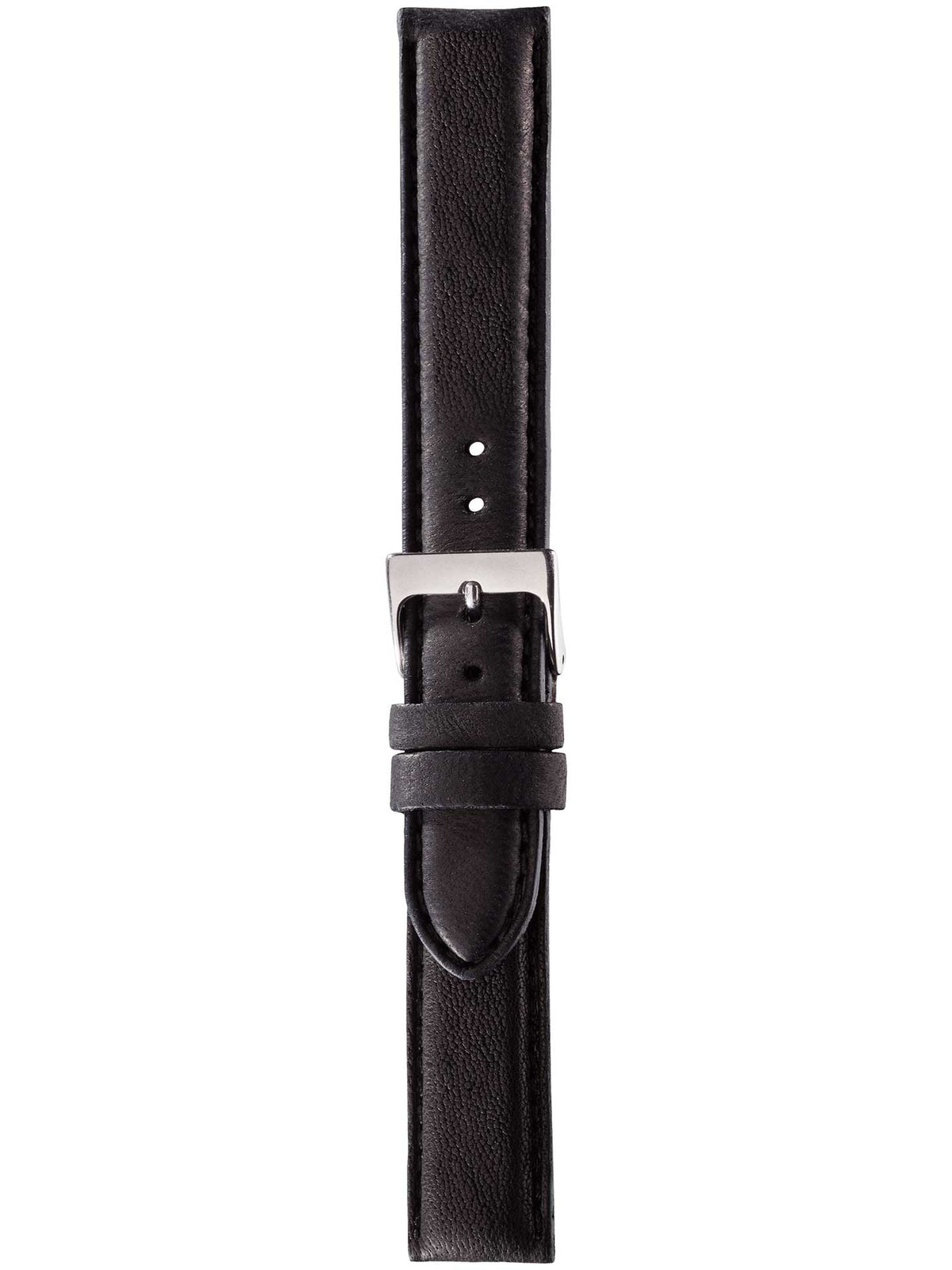 Herzog Mailand Lederarmband Schwarz