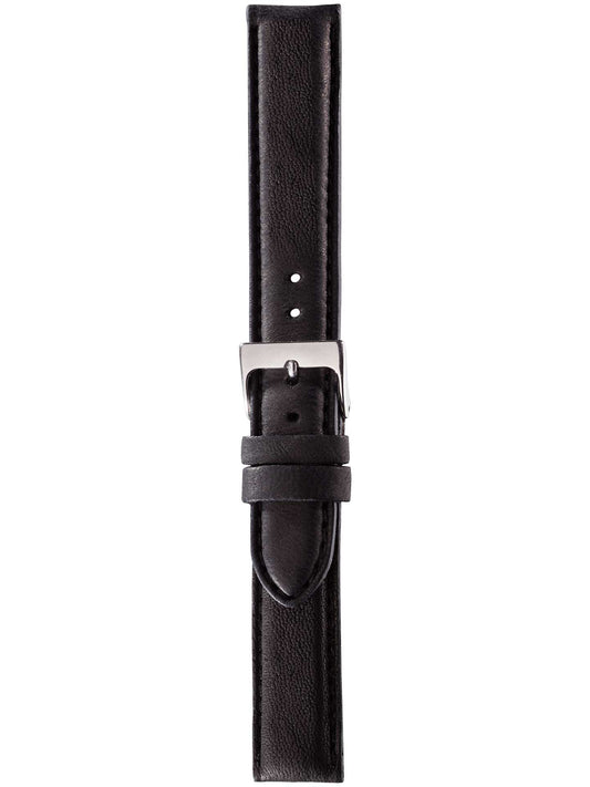 Herzog Mailand Lederarmband Schwarz