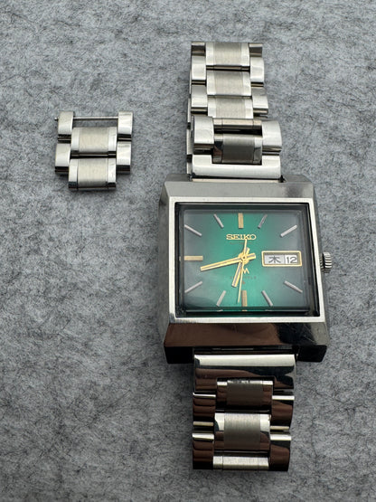 Seiko Lord Matic 5606-5160 – Automatique – cadran TV vert – janvier 1974 – 25 rubis – fraîchement révisée