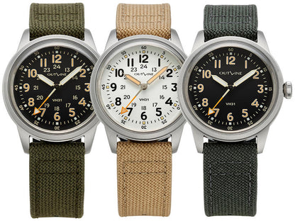 Outline Military Typ 1950 - Black - 12H