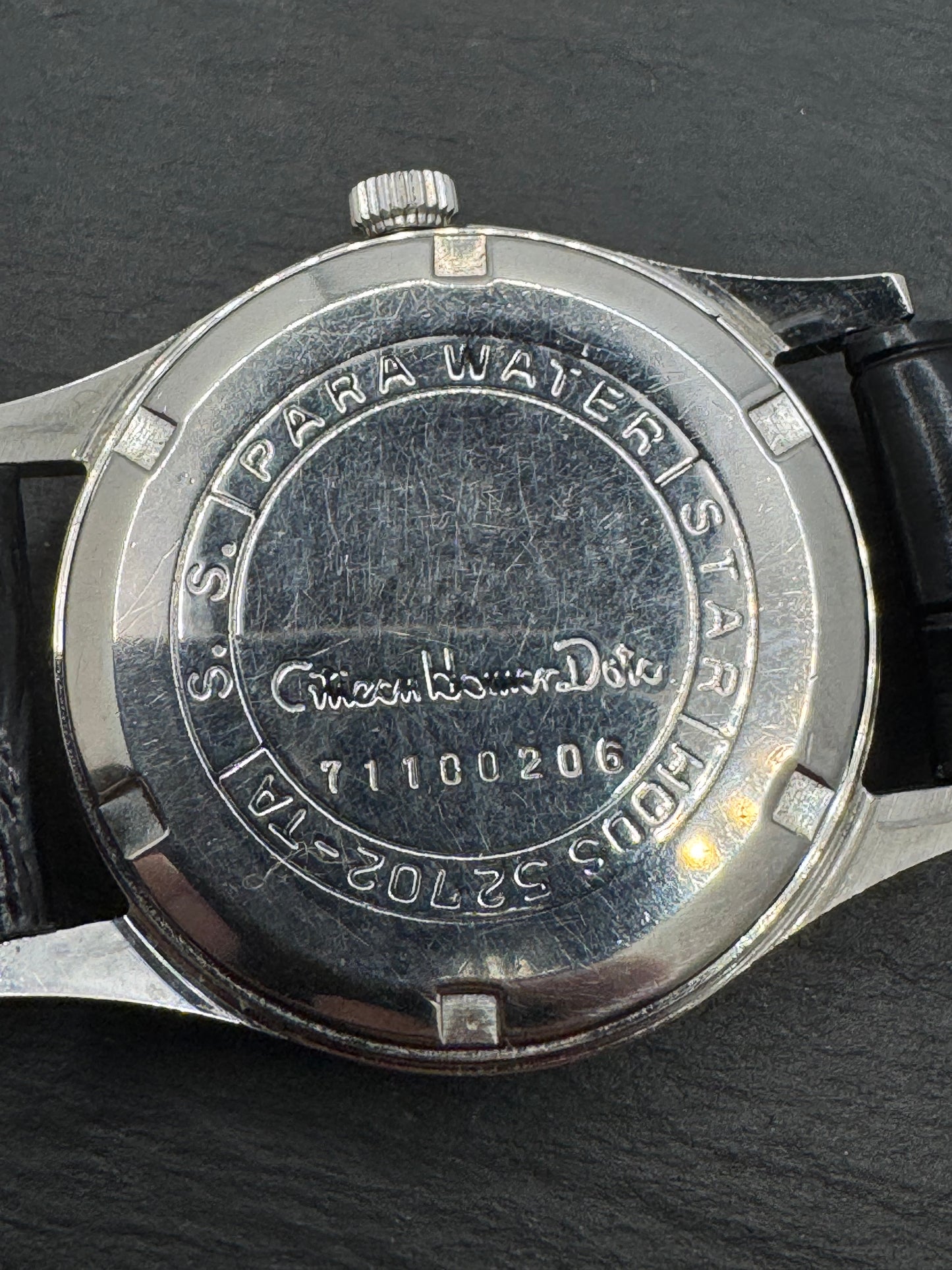 Citizen Homer Date „Para Water“ – Ref. 52702-TA (JDM, November 1967, frisch revidiert)