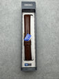 Seiko JDM Strap DX07 18 mm (18-15) – Lizard Leather, Dark Brown