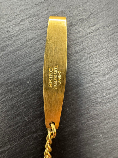 Seiko Taschenuhr 7N07-001A – „Prime Minister Gift“ – Japan (April 1994) – Quarz – mit Kette