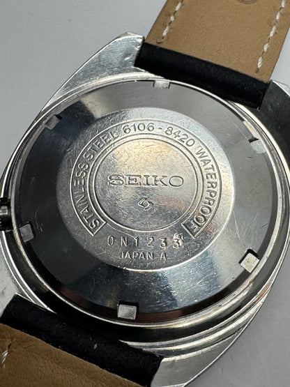 Vintage Seiko 5 Actus SS Automatic 23 Jewels Ref. 6106-8420 (November 1970) – JDM, Bilinguales Day-Date, Caliber 6106 (61GS-Verwandte Architektur) – Komplett revidiert Januar 2026