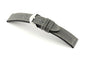 RIOS1931 Echt Canvas Uhrenarmband (steingrau) - 20mm - Länge M