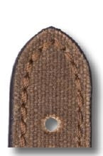 RIOS1931 Echt Canvas Uhrenarmband (cognac) - 20mm - Länge M