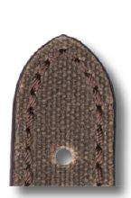 RIOS1931 Echt Canvas Uhrenarmband (mokka) - 20mm - Länge M
