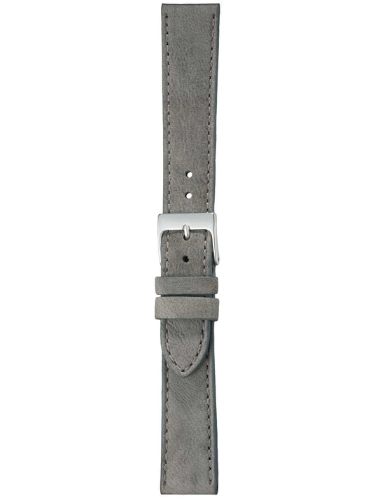 Herzog Piemont Lederarmband Grau