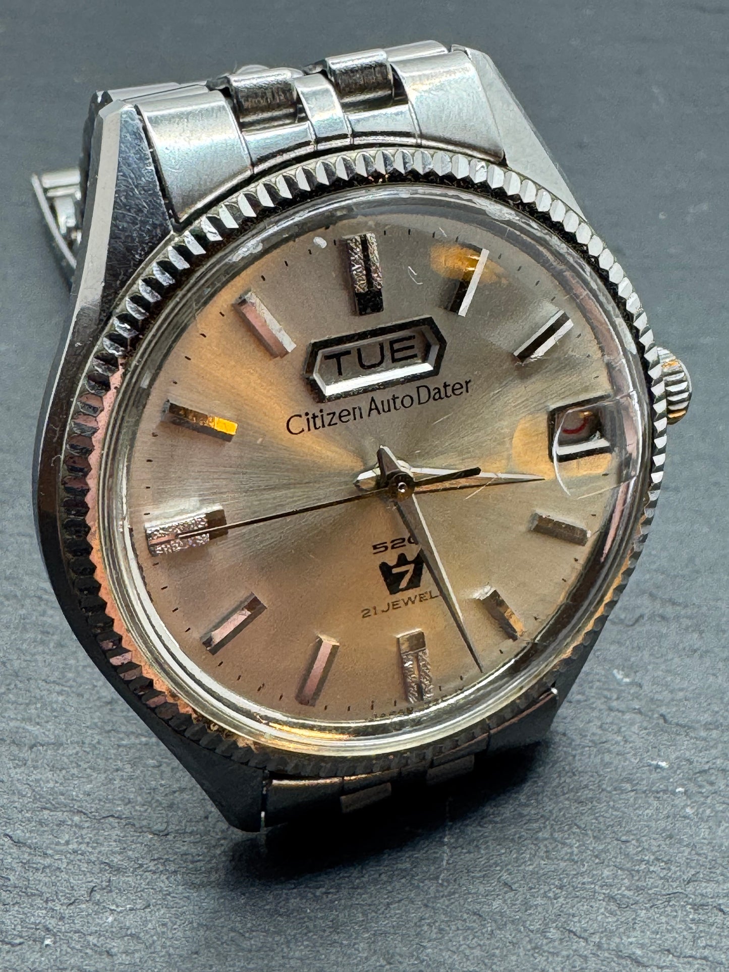 Citizen Auto Dater – Oktober 1966 – Ref. AP SS 52701A-T – Original Citizen Stahlband