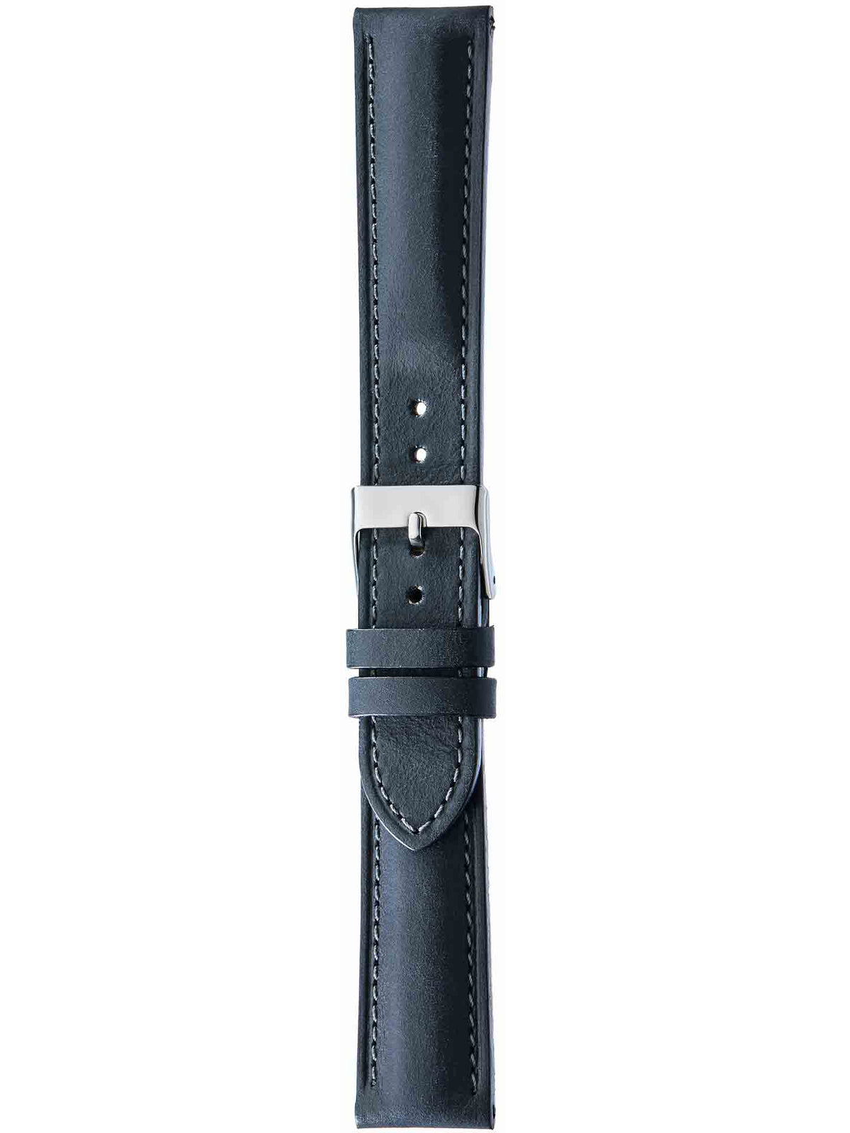 Herzog Italo-Matt Lederarmband Schwarz