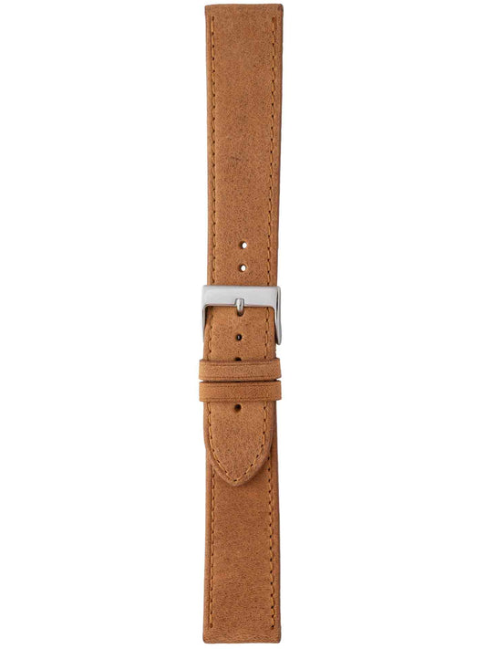 Herzog Italo-Vintage Lederarmband Hellbraun