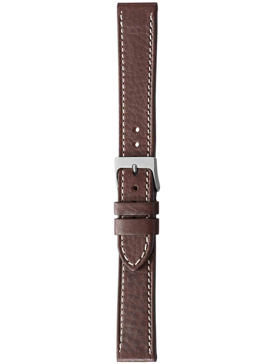 Herzog Naturale Lederarmband Dunkelbraun