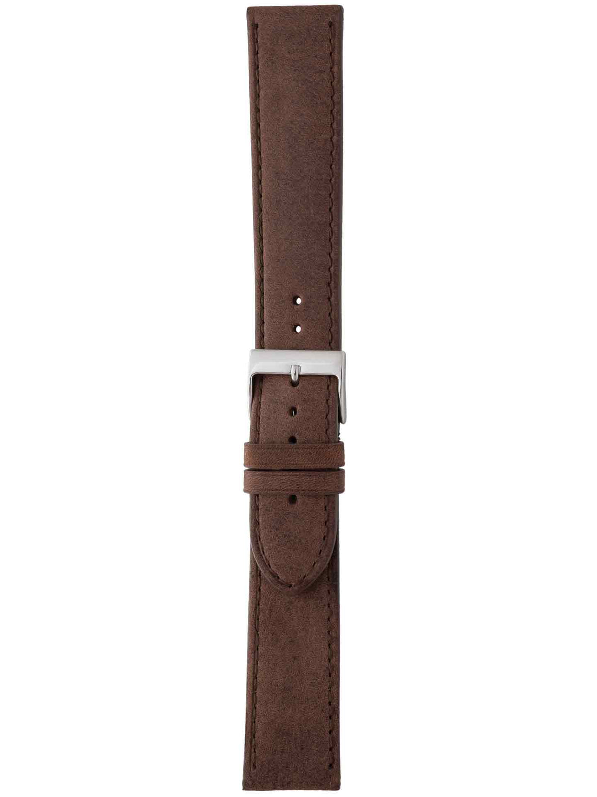Herzog Italo-Vintage Lederarmband Mittelbraun