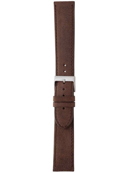 Herzog Italo-Vintage Lederarmband Mittelbraun
