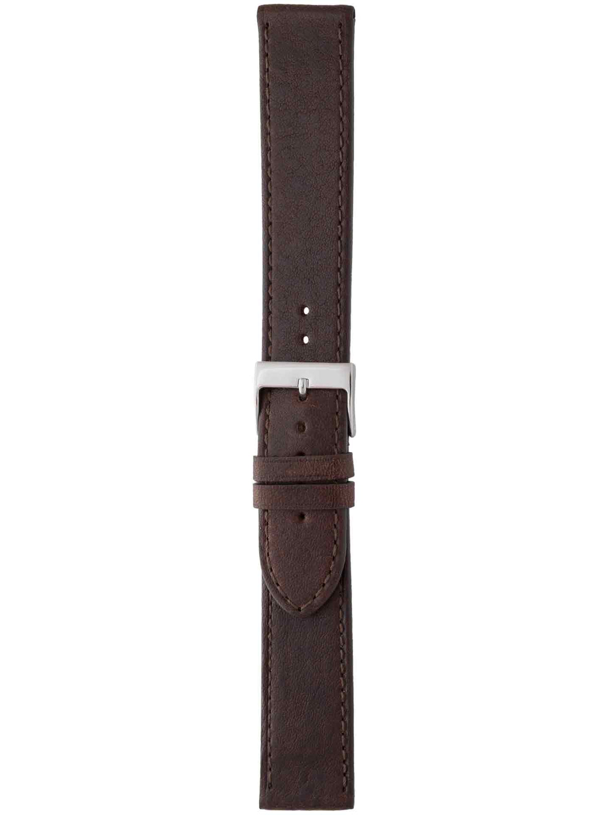 Herzog Italo-Vintage Lederarmband Dunkelbraun