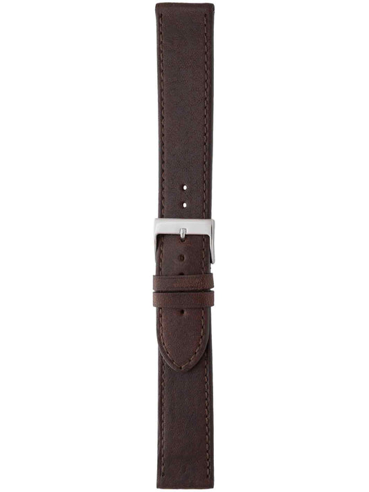 Herzog Italo-Vintage Lederarmband Dunkelbraun