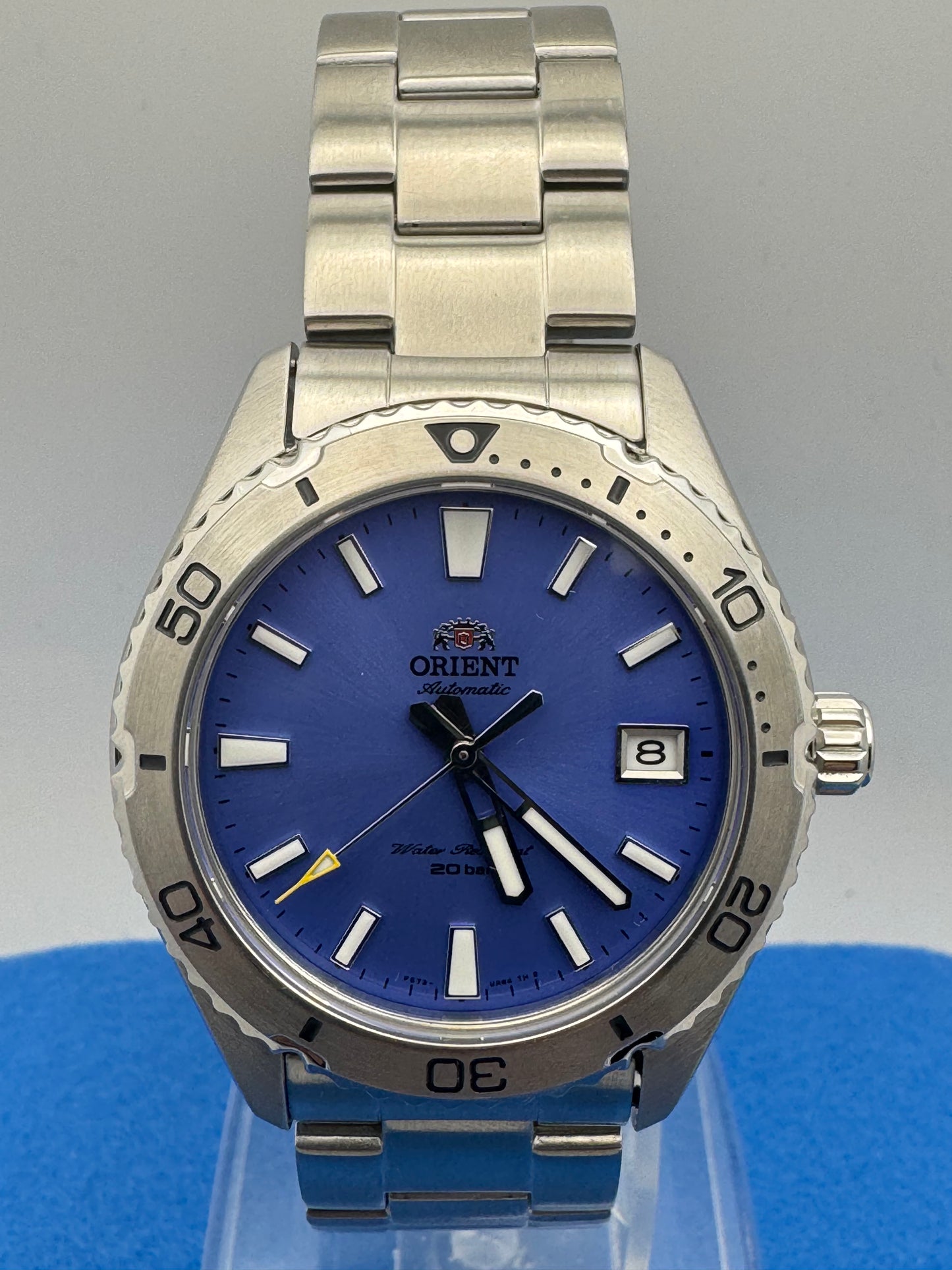 Orient Automatik Limited Edition F672-UAZ0 (Nr. 25/200) "Stainless Steel Blue Mako"