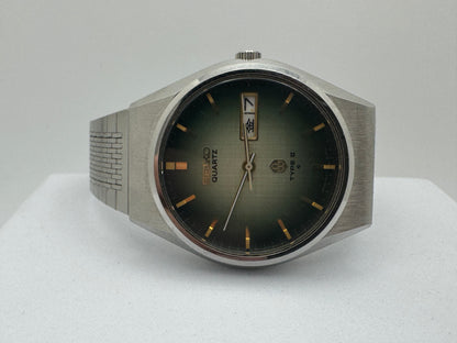 Seiko Type II Quarz Réf. 0903-8120 – Cadran vert – Novembre 1976 – révisée