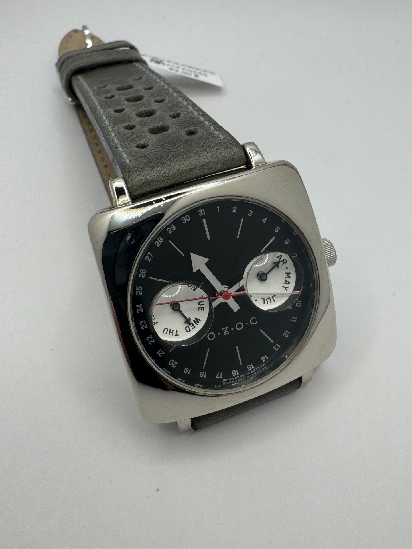Citizen-gefertigtes Design-Objekt „OZOC" (Citizen Kaliber 6355) – Triple-Calendar-Quarzuhr – seltenes JDM-Sammlerstück von November 1997