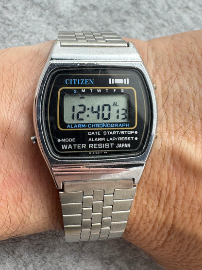 Citizen Alarm-Chronograph P080-312775 – digitale Citizen der 1980er Jahre – revidiert
