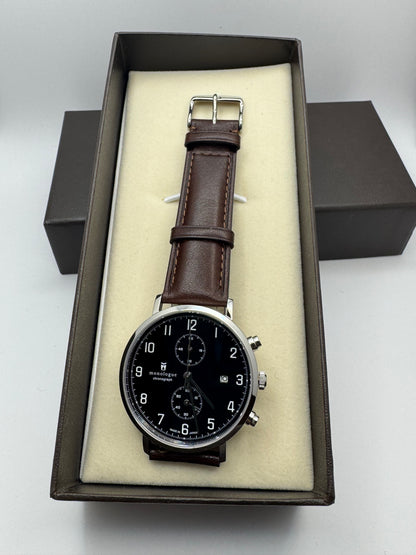monologue MW401 Chronograph – Japan Made Chronograph im Full Set (ungetragen, 2025)