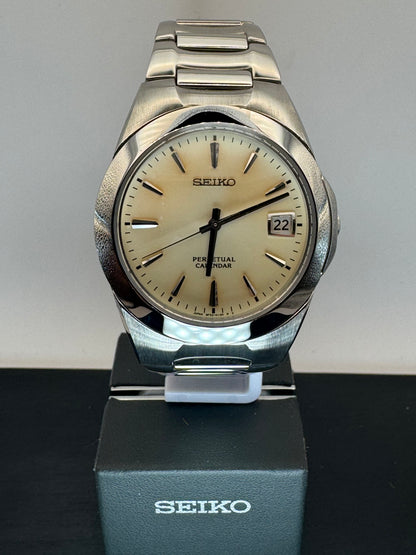 Seiko Perpetual Calendar – Ref. 8F32-0130 (Tropical Dial) - (November 1999)