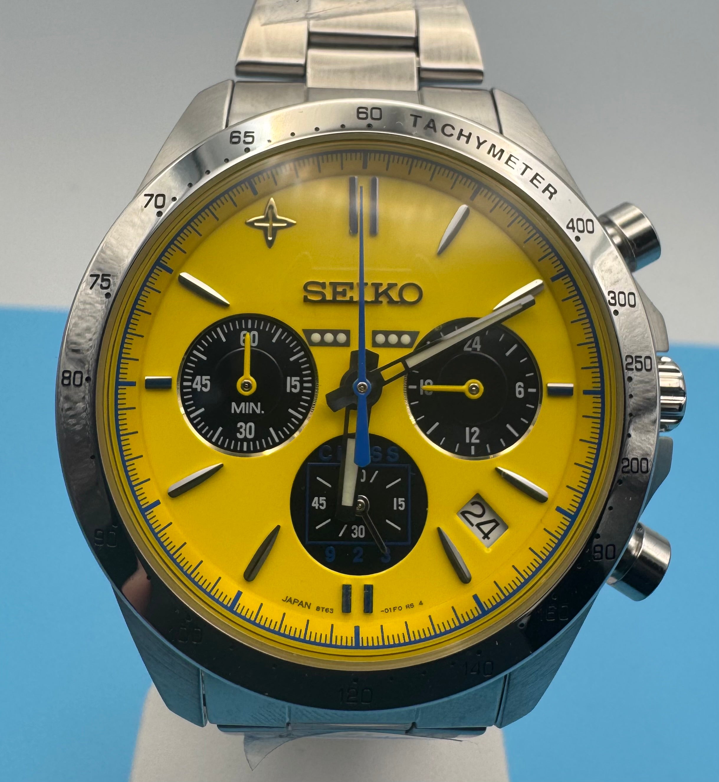 カ*シ様 SEIKO ドクターイエロー 8T63-01E0 Seiko Chronograph “Dr. Yellow – Class 923 20th Anniversary Limited