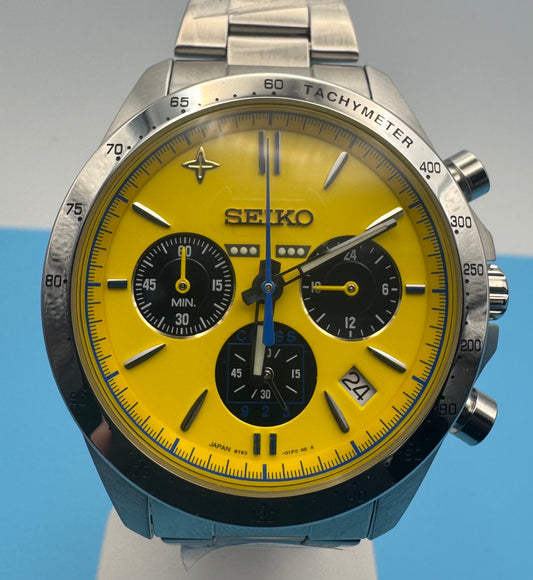 Seiko Chronograph „Dr. Yellow – Class 923 20th Anniversary Limited Edition“ (Ref. 8T63-01E0 / Nr. 426/5000)