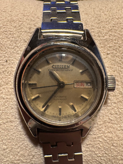 Citizen Cosmostar V2 – Automatic Superbeat 17 Jewels – Para Water – November 1970 (Damenmodell)