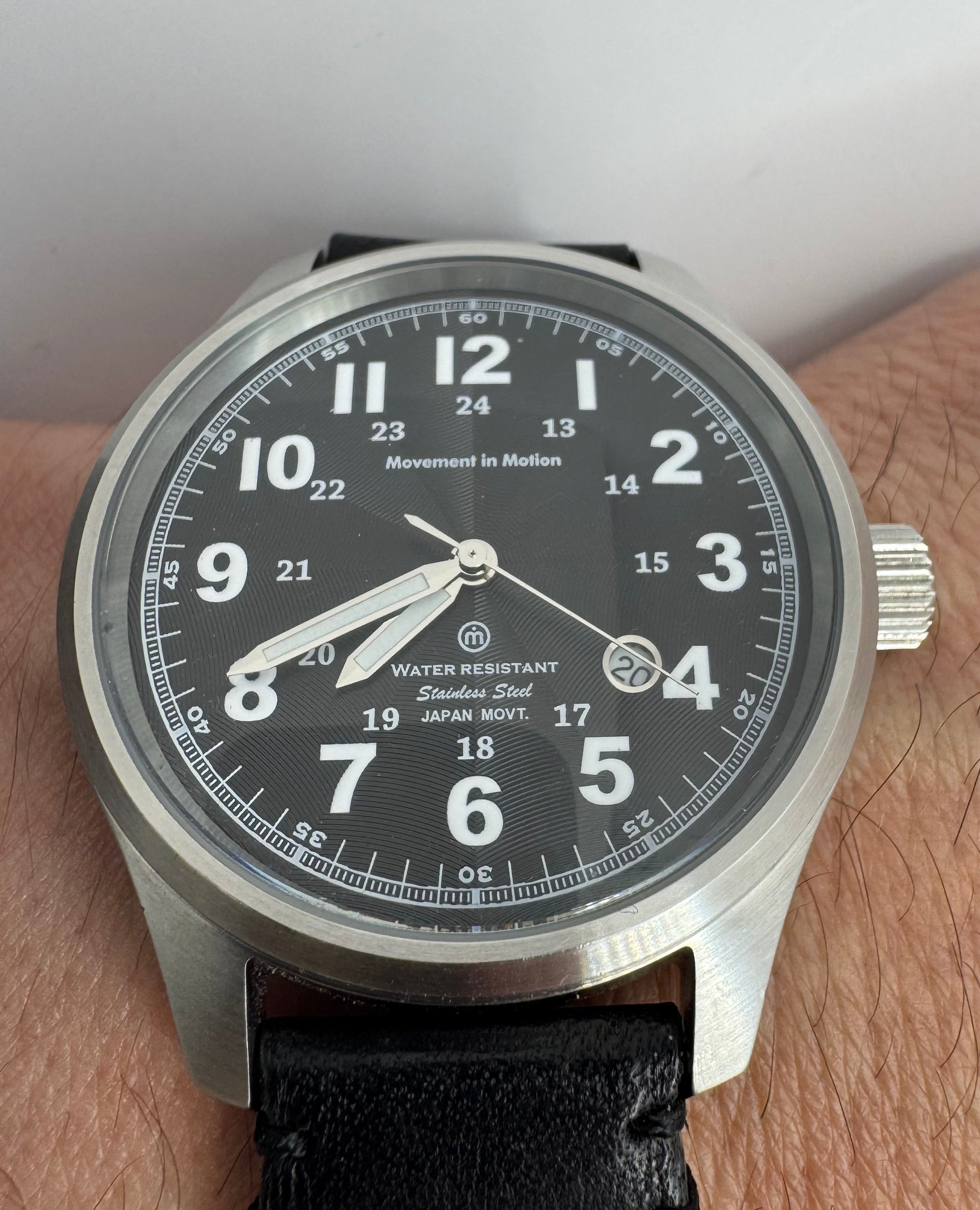 Movement in Motion TiCTAC 品番:MIM-MDV-NV Movement in Motion – TiCTAC JDM Field Watch – Miyota Quartz