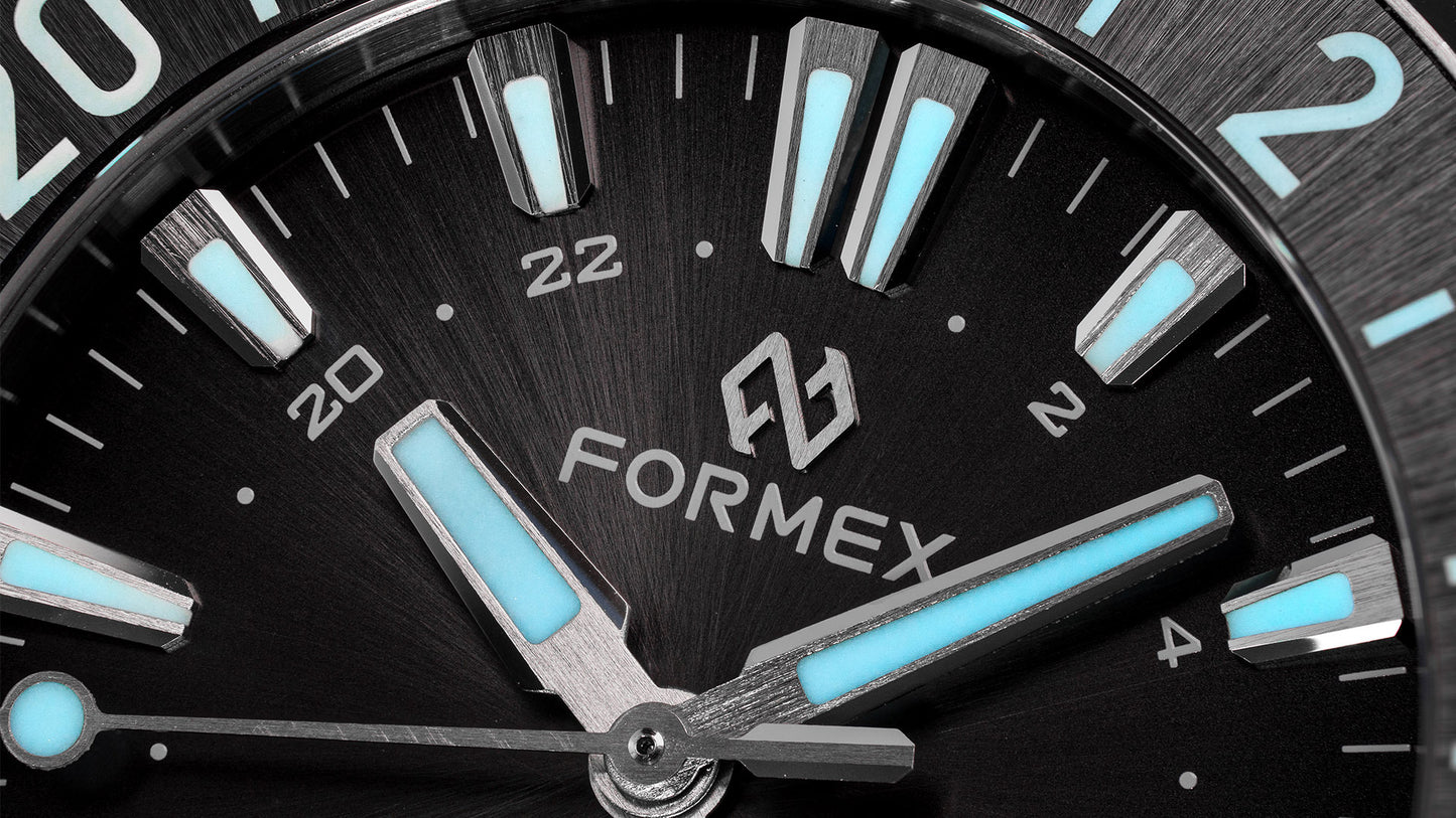 Formex REEF GMT Automatik COSC 300M "Schwarz/Blau" 42mm