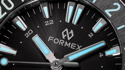 Formex REEF GMT Automatik COSC 300M "Schwarz/Blau" 42mm