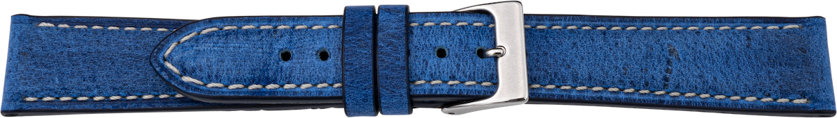 PREMIUM Leather Watch Strap Antelope Blue 20mm