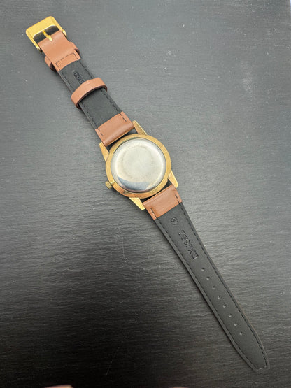 Seiko Liner « Diashock 23 Jewels » – Réf. J15007E – Calibre 3140, remontage manuel – Plaqué or – Début des années 1960 – Récemment révisée