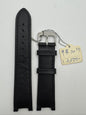 Royal London - Vintage NOS Genuine Leather Strap (Cowhide) in Black, 20mm, Curved Fit Ends, Signed Buckle, with Box