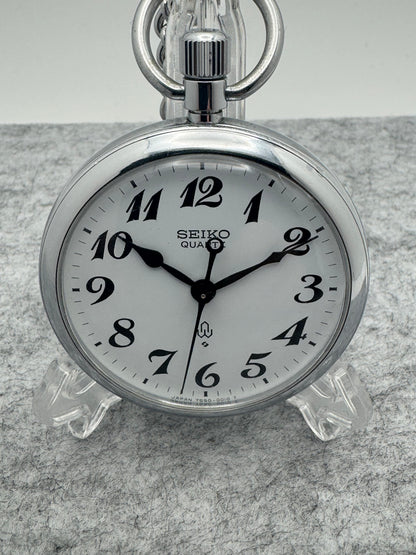 Seiko Eisenbahner-Taschenuhr Quarz 7550-0010 (Juli 1984)